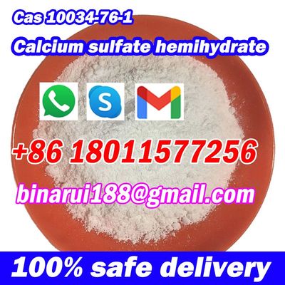 kualitas  Calcium Sulfate Hemihydrate / Dried Gypsum Premium Quality Cas 10034-76-1 pabrik