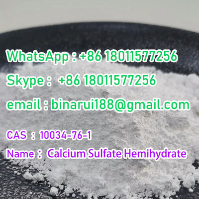 kualitas  Calcium Sulfate Hemihydrate / Dried Gypsum CAS 10034-76-1 pabrik