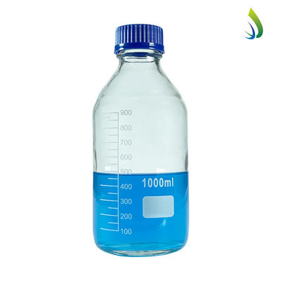 OEM ODM 1000ml Reagen Media Kaca Laboratorium Botol Dengan Cap Sekrup Biru