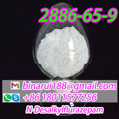 NORFLUDIAZEPAM CAS 2886-65-9 Dealkylflurazepam dengan kemurnian 99%