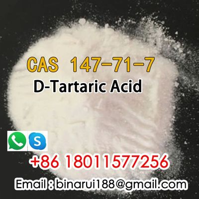 99% Kemurnian D-Tartaric Acid CAS 147-71-7 Sintesis Bahan Perantara