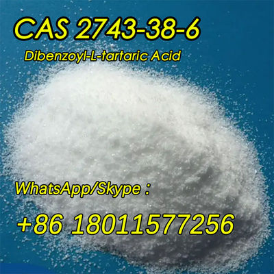 Cas 2743-38-6 Penjualan panas Dibenzoyl-L-Tartaric Acid C18H14O8 Dibenzoyl-L-Tartaric