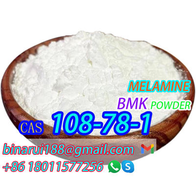 Kualitas tinggi China Produsen Kaca Kimia 99,8% Min 108-78-1 Melamin bubuk 99,8% Harga