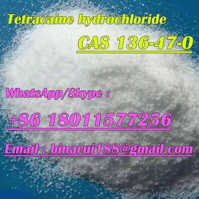 Tetracaine Hidroklorida CAS 136-47-0 Pemasok Cina Tetracaine HCl