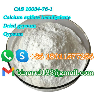 CAS 10034-76-1 Kalsium Sulfat Hemihidrat Bahan baku Bahan baku Warna putih