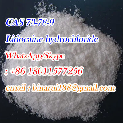 CAS 73-78-9 Pengiriman Cepat Xilina Hidroklorida / Xyloneural