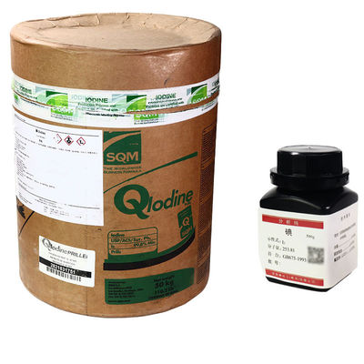 Pengiriman cepat Diodine / Iodine Molekuler Additive Feed CAS 7553-56-2